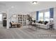 Inviting bonus room with stylish furniture, bright windows, and ample space for a variety of activities at 420 Longleaf Glen Ln, Zebulon, NC 27597