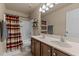 Bathroom with a double vanity and shower with bathtub combo at 513 Heswall Ct, Rolesville, NC 27571
