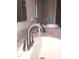 Close-up of bathroom vanity features a white undermount sink and brushed nickel faucet at 550 Saplin Branch Rd, Timberlake, NC 27583