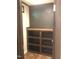 Walk-in closet features custom wood shelving providing ample storage space at 550 Saplin Branch Rd, Timberlake, NC 27583