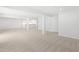 Expansive basement area with recessed lighting and easy access to the downstairs bar area at 569 Freedom Trail Dr, Willow Springs, NC 27592
