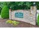 Welcome to Shearson Farms, a beautiful community marked by a stone sign and lush landscaping at 9805 Precious Stone Dr, Wake Forest, NC 27587