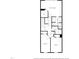 Second floor plan with bedrooms, bathrooms, hall and walk-in closet marked for easy viewing at 9805 Precious Stone Dr, Wake Forest, NC 27587