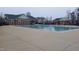 A large community pool with brick buildings at 1001 Tender Dr, Apex, NC 27502