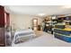 Finished basement offers extra space for relaxation and storage solutions at 106 Shady Point Ct, Durham, NC 27713
