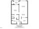 Detailed floor plan showcasing the layout of the home including the balcony, living room, and bedroom at 107 Sturbridge Dr, Clayton, NC 27520