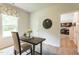 Bright home office with a desk and view to the kitchen at 112 Sagamore Avenue, Angier, NC 27501
