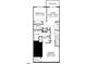 Second floor plan featuring bedrooms, bathrooms, and an upper Gathering room with balcony at 1242 Coach Station Aly # 101, Raleigh, NC 27601