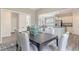 Open dining area with views into the kitchen and back patio, creating a seamless flow at 132 Sagamore Avenue, Angier, NC 27501