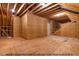Spacious unfinished bonus room provides ample space for customization at 1412 Sagamore Dr, Louisburg, NC 27549