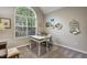 Bright office space featuring large windows and a neutral color palette that enhances its inviting atmosphere at 146 Bennett Pl, Clayton, NC 27527