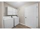 Laundry room featuring new washer and dryer at 205 Hornholly Way, Holly Springs, NC 27540
