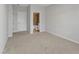 Neutral bedroom with bathroom entrance at 2100 Curry Meadow Way, Durham, NC 27703