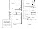 Floor plan showcasing the layout of the 2-story home at 2527 Girvan Dr, Fuquay Varina, NC 27526