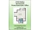 Second level floor plan showcasing a private guest suite with bedroom and bath at 27425 Walker, Chapel Hill, NC 27517