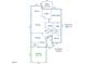 First floor floorplan with rooms labeled and dimensions. Includes a 410 sq ft garage at 524 Clarenbridge Dr, Cary, NC 27519