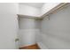Walk-in closet with wood flooring and hanging racks at 5529 Shadowbrook Dr, Raleigh, NC 27612
