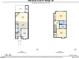 Detailed floor plan showcasing the layout of a two-story home with clearly labeled rooms and dimensions at 7408 Sandy Creek Dr, Raleigh, NC 27615