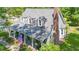 Charming home with gabled roof, brick chimney, and a welcoming front porch at 100 Mill Creek Dr, Fuquay Varina, NC 27526