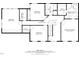 Detailed floor plan showcasing bedroom, bathroom and walk-in closet dimensions at 113 Wilander Dr, Cary, NC 27511