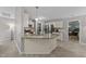 Modern kitchen featuring granite countertops, stainless steel appliances, and seamless flow to other living spaces at 123 Terawood Farm Dr, Willow Springs, NC 27592