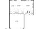 Simplified floor plan showcasing the layout of the home, including the kitchen, garage, and living room at 45 Iris Dr, Youngsville, NC 27596