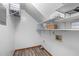 Laundry room offers multiple shelves to optimize storage at 603 Gentry Ln, Hillsborough, NC 27278