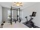 Home gym with exercise equipment and natural light at 713 Apalachia Lake Dr, Fuquay Varina, NC 27526