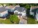 An eye-level view of a beautiful two-story home with an attached garage in a desirable neighborhood at 1022 Early Rise St St, Raleigh, NC 27610