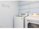 Functional laundry room featuring modern appliances at 112 Victorian Oaks Dr, Durham, NC 27713