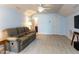Spacious bonus room featuring vaulted ceilings and a comfortable seating area at 112 Victorian Oaks Dr, Durham, NC 27713
