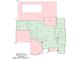 Detailed first floor plan highlighting the layout of the bedrooms, bathrooms, kitchen, and living spaces at 1209 Briar Patch Ln, Raleigh, NC 27615