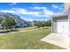Backyard view of townhouses, green spaces, and walking paths at 172 Wellons Creek Dr, Garner, NC 27529