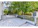 Large back deck with ample space and a built in bench for entertaining, and enjoying a beautiful yard at 1732 Bobwhite Ln, Rocky Mount, NC 27804