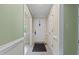 A charming hallway that creates a warm and inviting ambiance upon entering the home at 1732 Bobwhite Ln, Rocky Mount, NC 27804