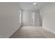 Airy bedroom with neutral carpet, fan, and ample natural light highlighting the tranquil atmosphere at 25 Deer Tail Ln # 52, Fuquay Varina, NC 27526