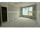 Unfinished bedroom featuring a window and closet at 269 Deer Tail Ln # 44, Fuquay Varina, NC 27526