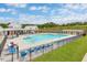 Enjoy this luxurious community pool with plenty of seating at 2909 Thurman Dairy Loop, Wake Forest, NC 27587