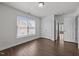Bedroom with hardwood floors, closet space and great natural light at 333 Trout Valley Rd, Wake Forest, NC 27587