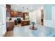 Spacious kitchen and dining area, perfect for Gathering meals and gatherings, with seamless flow throughout the home at 429 Marsh Landing Dr, Holly Springs, NC 27540