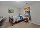 Neutral bedroom with a cozy window seat and comfortable furnishings at 45 Hawley Ridge Dr, Dunn, NC 28334