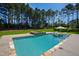 Beautiful backyard pool with hot tub and sunbathing area at 6 Castlewood Dr, Durham, NC 27713