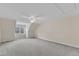Bright bedroom featuring neutral walls and ceiling fan at 625 Canvas Dr, Wake Forest, NC 27587