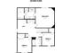 Second-floor layout featuring the main suite, bedrooms, and loft area at 79 Butterbean Ct, Zebulon, NC 27597