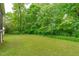 Expansive grassy backyard, perfect for outdoor activities and enjoying nature at 1007 Wellstone Cir, Apex, NC 27502