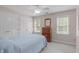 Bedroom with carpet flooring, neutral paint and natural light coming in from the windows at 1007 Wellstone Cir, Apex, NC 27502