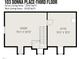 Third floor floorplan of the residence at 103 Donna Place at 103 Donna Pl, Cary, NC 27513