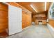 Functional garage with ample storage space and room for projects, offering utility and organization at 103 Donna Pl, Cary, NC 27513