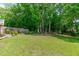 Large, well-maintained backyard with a privacy fence and ample space for recreation and gardening at 108 Christy Circle Ln, Clayton, NC 27520