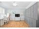 Bonus room with built in storage cabinets and a desk with a view at 1129 Santa Cruz St, Wake Forest, NC 27587